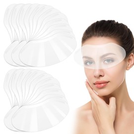 Pack of 50 Transparent Visor Face Protection, Shower Face Eye Protection, Disposable Plastic Eye Protection, for Hair Salon, Hair Cutting Colouring, Shampoo, Eye Protection, Beauty Salons, Makeup