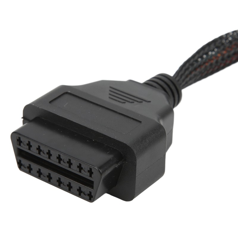OBD2 Diagnostic Adapter 12V‑24V ABS Heat Resistant Wearproof Universal for