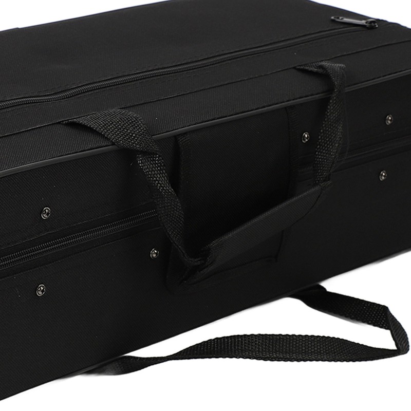 Trumpet Storage Box with Shoulder Strap Multiple Compartments Oxford Cloth
