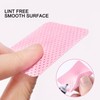 Lint Free Nail Wipes, 1000 Toallitas Quitaesmalte de Uñas Rosas,