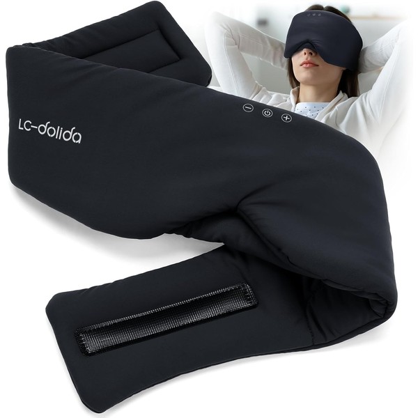 LC-dolida Eye Mask, For Sleeping, Soft Silk, 3D Shape, Eye