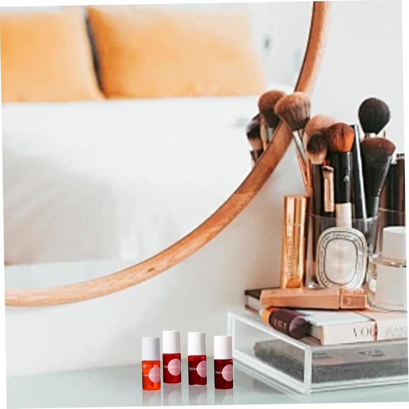 4 PC/SET Juego de glaseado de labios Fórmula natural larga