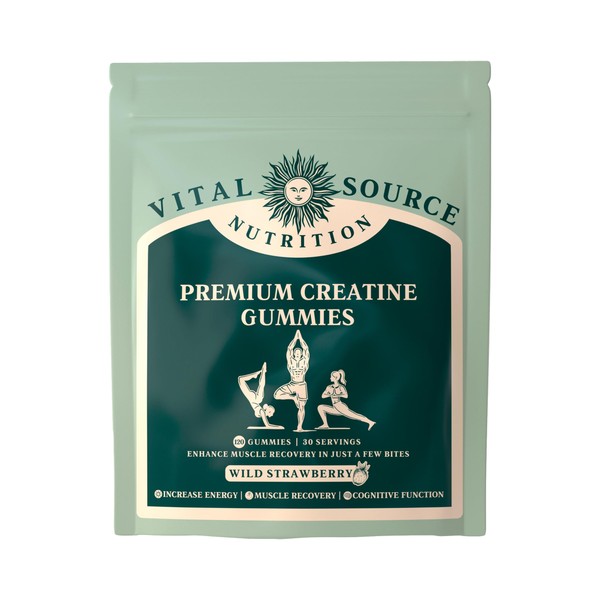 Vital Source Nutrition - Premium Creatine Gummies - Muscle Growth,