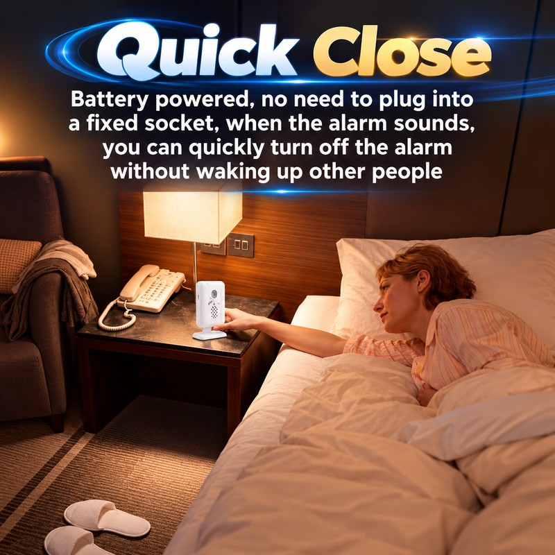 Wireless Bed Exit Alarm for Elderly Care – Motion Sensor