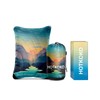hotkoko Camping Pillow,Supportive Compressible Travel Pillow Large Size Lightweight Camp