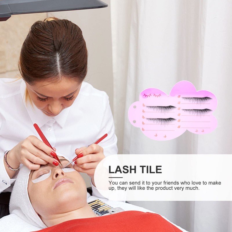 FOMIYES Eyelash Extension Supplies Magnetic Lash Tray Acrylic Platform Perfect