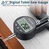 ALLmeter Digital Table Saw Gauge | Straight-Through Chute Design |