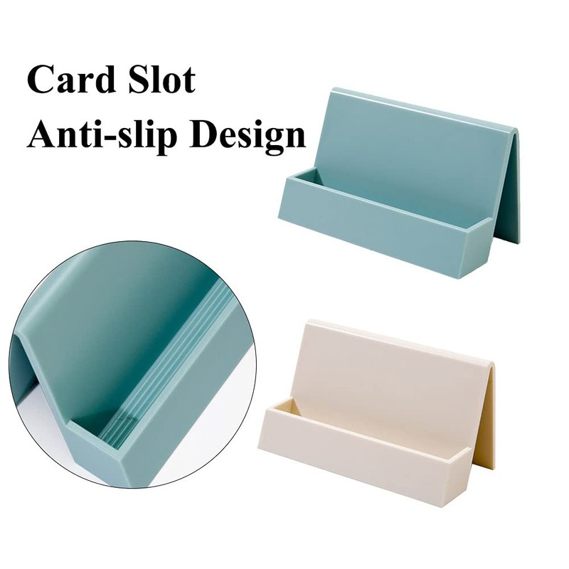 Adipn 3 Pcs Business Card Holder Plastic Name Card Case