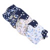 4 Pcs Reusable Cloth Diapers Easy to Set Up Washable