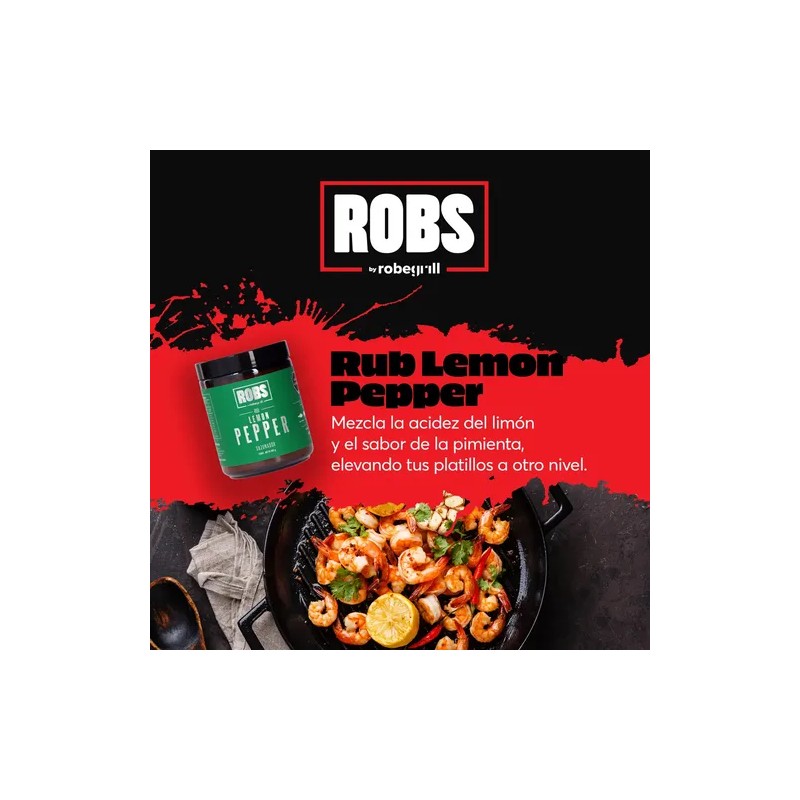 Sazonador Lemon Pepper En Polvo 170g Robs By Robegrill