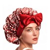YENTEN Satin Hair Cap for Women, Double Sided Silk Bonnet