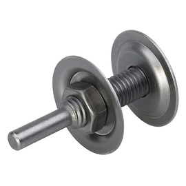 wolfcraft Mandrel for 10 mm bore I 2116000 I for Sanding and polishing Discs Without Shank