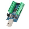 USB interface 10 channels single-ended input 12-bit ADC sampling data