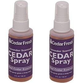 Household Essentials CedarFresh 84802 Cedar Power Spray with Lavender Essence Scent, 2 fl. oz. - 2 Pack