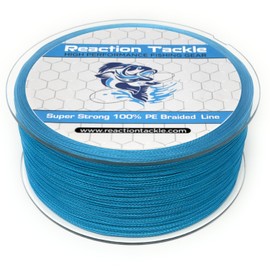 Reaction Tackle Braided Fishing Line Sea Blue 10LB 150yd