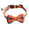 Bow Tie Cat Collar Bandana,2Pcs Breakaway Cat Collar with Bow
