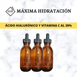 Suero De Vitamina C Al 30 Y Ácido Hialurónico Todo Tipo De Piel