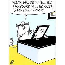 Tablet at Doctor Funny Mark Parisi Get Well Card