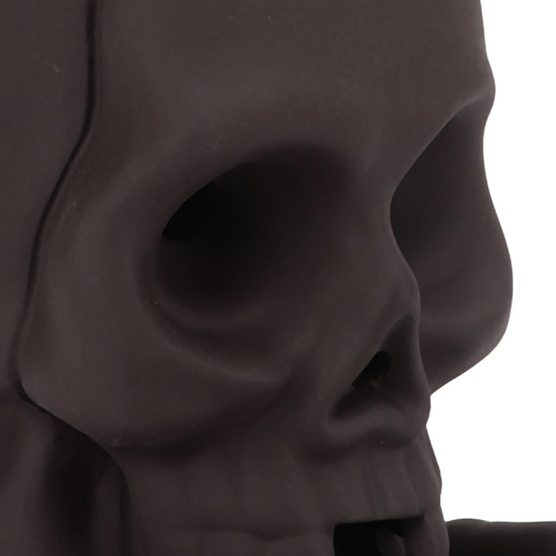 Backflow Incense Burner Purple Sands LED Light Skull Head Design