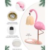 CODOGOY Fragrance Candle Warmer Flamingo Lamp with Timer, Dimmable, Halogen,