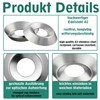 Die-Cut Rosettes | Stainless Steel A2 / V2A | for