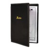 Olympia Leatherette Style 4-Page Menu Cover, Black A4