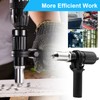XTVTX Electric Rivet Pliers Rivet Attachment Blind Rivet Adapter Rivet