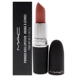 MAC Cosmetics Pintalabios Powder Kiss, Mull It Over Dirty Peach, 0.1 Oz/3 ml