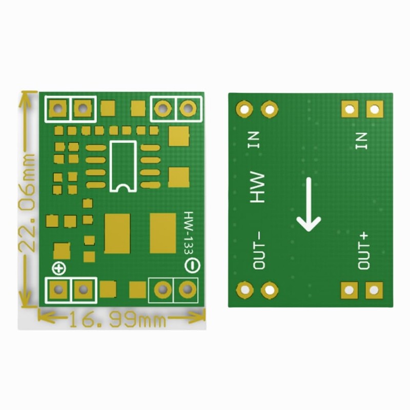 6Pcs MP1584EN Buck Converter, QEBIDUM MP1584 Mini DC-DC Reduction Voltage
