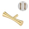Lemfema Brass Handle, 2 Pieces, Door Handle with 3 Types