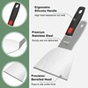 Beijiyi Stainless Steel Spatula Set, Heavy Duty Small Metal Spatula