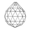 HAB & GUT -G701-50- Crystal Ball 50 mm, Triangular Cutting,
