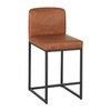 Sophia & William Brown Bar Stools, Counter Height 24" Bar