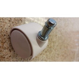 Chromcraft Casters in Almond / Sand (Set of 4)