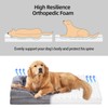 NIYAPAW Orthopedic Dog Beds for Small Dogs, Rectangle Dog Orthopedic