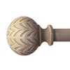 Hermosa 26-48 Inch Adjustable Curtain Rod Set, 5/8 Inch Diameter