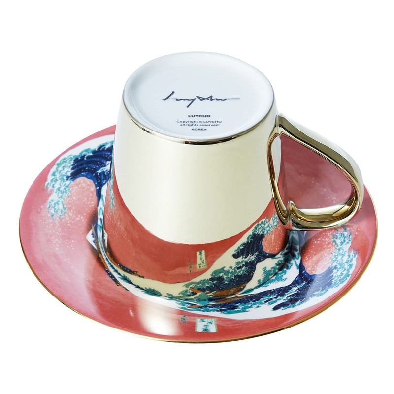 Luycho] Homage Mirror Cup & The Great Wave off Kanagawa_11oz
