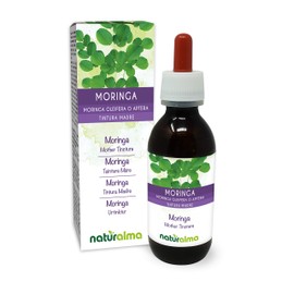 Moringa (Moringa oleifera or Moringa aptera) Leaves Alcohol-free Mother Tincture Naturalma Liquid Extract Drops 120 ml Dietary Supplement Vegan