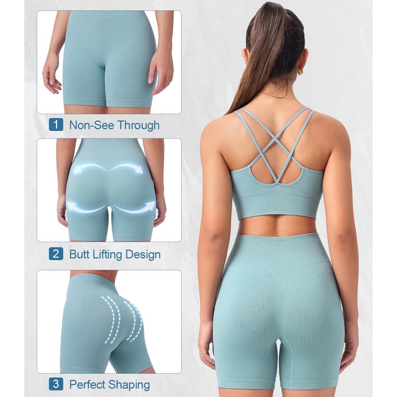 BYAWAY K5188 Pantalones cortos, Azul, X-Large