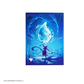Gamegenic – MTG – Secrets of Strixhaven Premium Art Sleeves: Island – Accessorio da Gioco – Custodie Stampate a Colori – Finitura Testurizzata – Multilingue