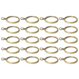 TopHomer Curtain Rings Curtain Metal Curtain Hanging Rings Pack of 20