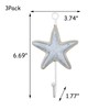 HEVSTIL 3Pack Starfish Hook Beach Themed Wall Hooks Decorative Hangers