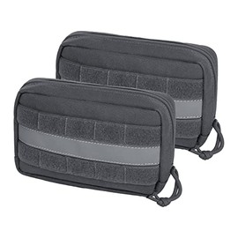 Chaleco de servicio para perro, arnés y mochila, soporte emocional, servicio para perros en entrenamiento, alforja de calidad para chalecos tácticos para perros (gris)