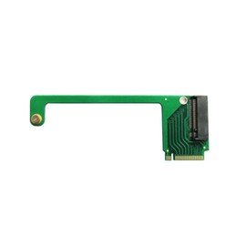 Suckoo para Rog Ally Conversión de mano 2230 a 2280 SSD Tarjeta de expansión NVME M-Key 5 pines M.2 PCIE 4.0 Adaptador de actualización Convertidor de 90 grados verde