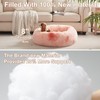 BedStill 30 inches Donut Dog Bed for Medium Dogs,Calming Fluffy