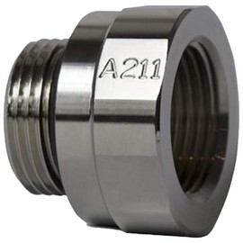 EZ (A-211) Silver 27mm-2.0 Thread Size Oil Drain Valve Adapter