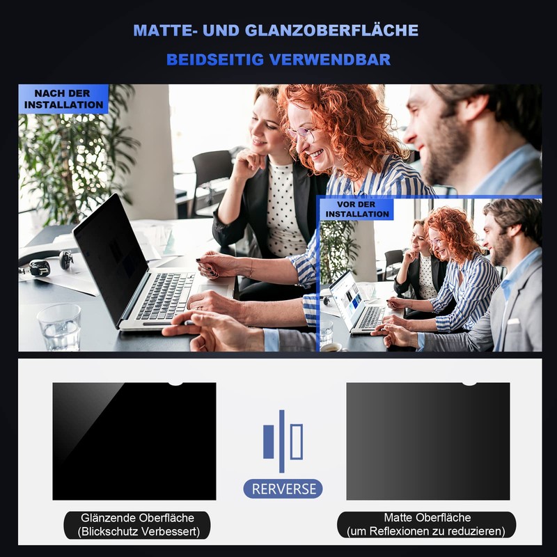 ngningo Notebook Laptop Privacy Screen Protector 14 Inch for 16:9
