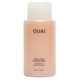 OUAI Champú Espeso - Champú Hidratante con Queratina, Raíz de Malvavisco, Manteca de Karité, Aceite de Aguacate para Cabello Grueso - Fortalece e Hidr