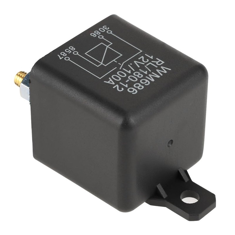 12V 100A Continuous Duty Relay, 4 Pin High Current Relay,