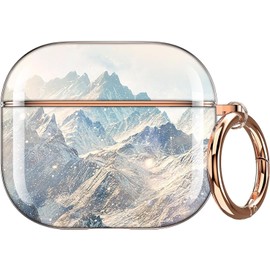 Maxjoy - Funda protectora a prueba de golpes para Airpods Pro 2 2022, funda protectora a prueba de golpes con llavero compatible con la bonita funda